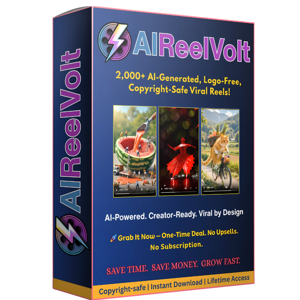 DFY Viral Reels Bundle to boost your online business. Use this best AI tool to generate revenue online & grow your side hustle fast!