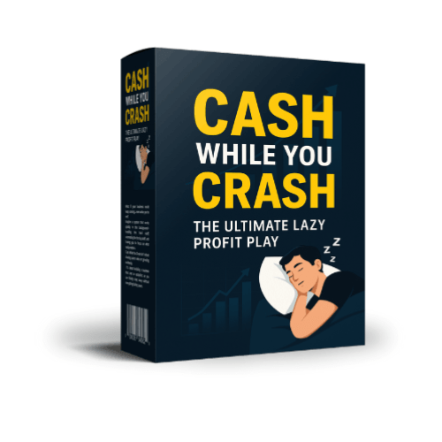 Cash While You Crash program interface showcasing passive income dashboard.