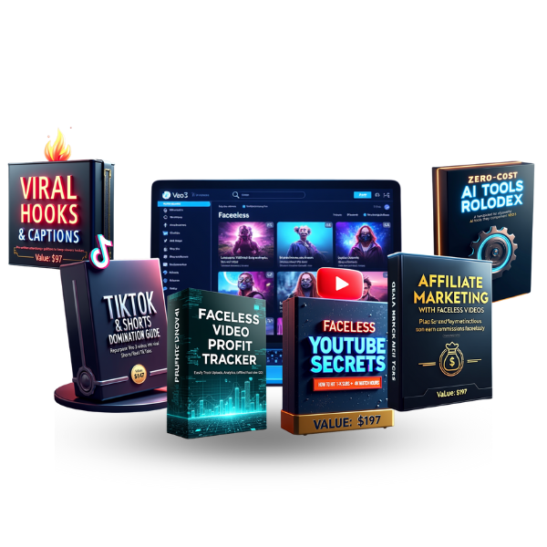 Create professional faceless videos fast! Faceless AI Video Creator is the best AI tool to start a side hustle, grow an online business & make money online.
