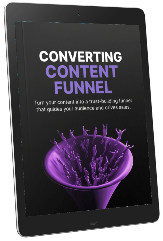 Struggling to turn content into sales? Discover Create Your Content Funnel, the digital product that helps creators build an online business fast.